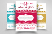 Simple Invitation Card, an Invitation Template by Psd Templates (Thumbnail 1 of 3)