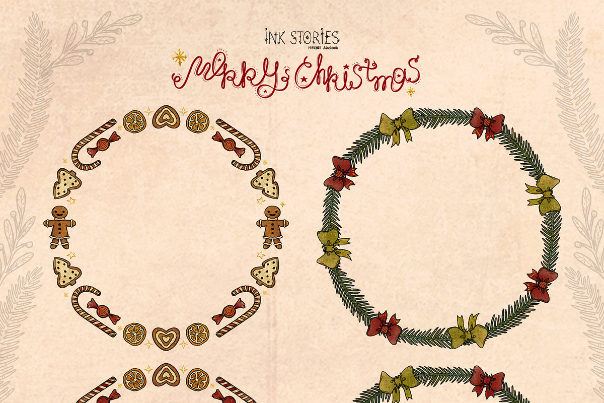 Merry Christmas, a Seasonal Illustration by Ink Stories (Photo 22 of 25)