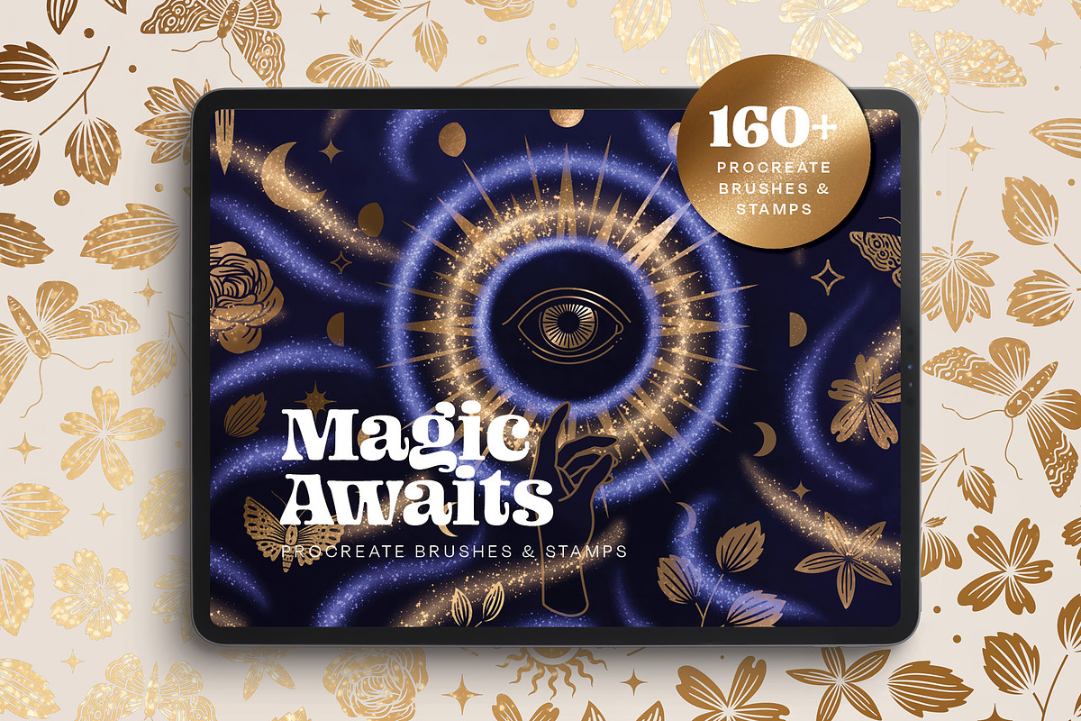 Magic Procreate Brushes & Stamps, a Brush Add-On by Pencil Twist (Photo 1 of 10)
