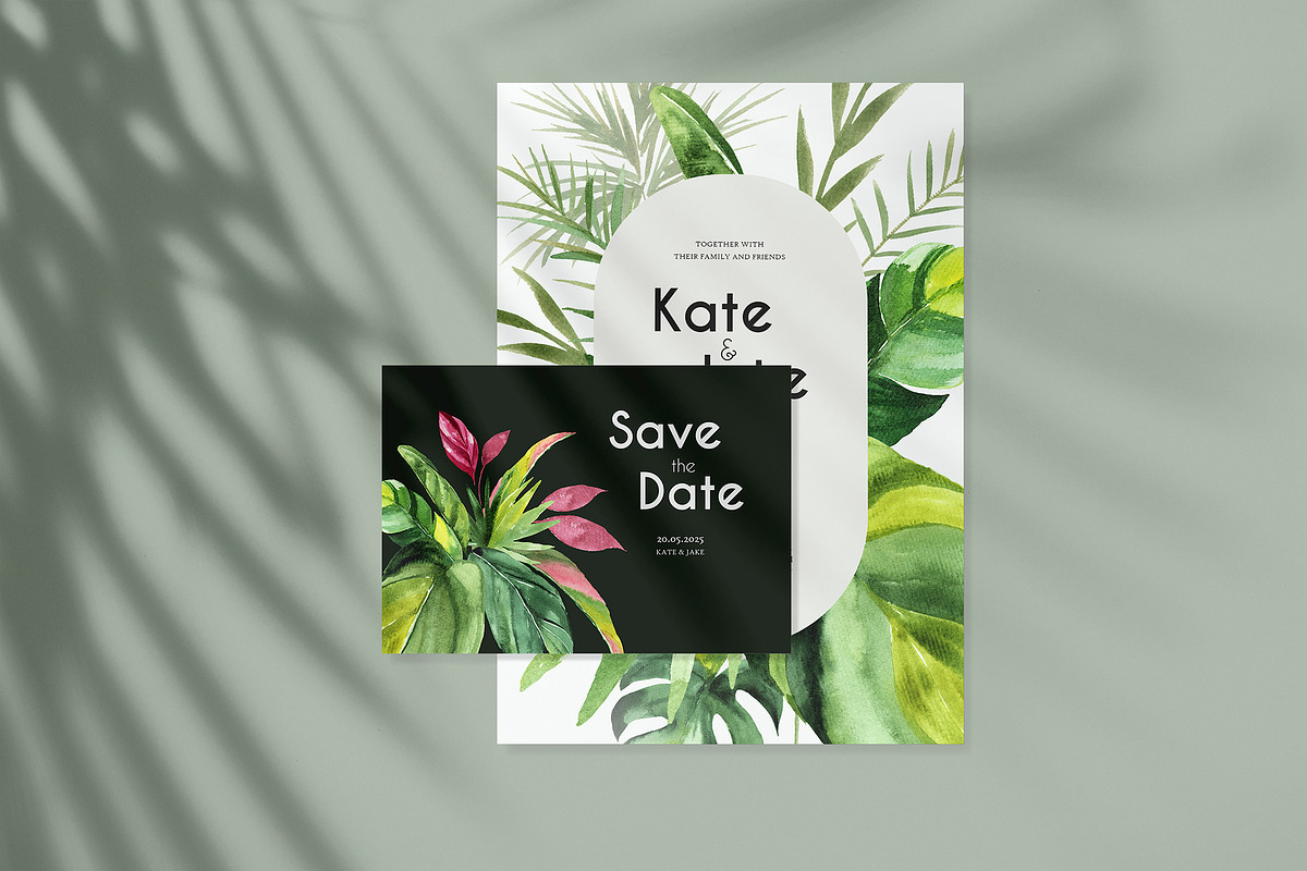 Tropical Foliage Watercolor set, a Decorative Illustration by Liliia Polos Illustration (Photo 2 of 14)