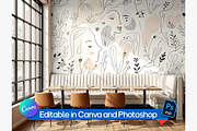 Restaurant Wallpaper Mockup, an Advertising Mockup by Rami's Mockups (Thumbnail 1 of 3)