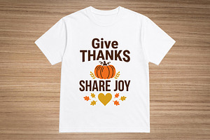 Thanksgiving T Shirt Design, an Object Graphic by hafijul