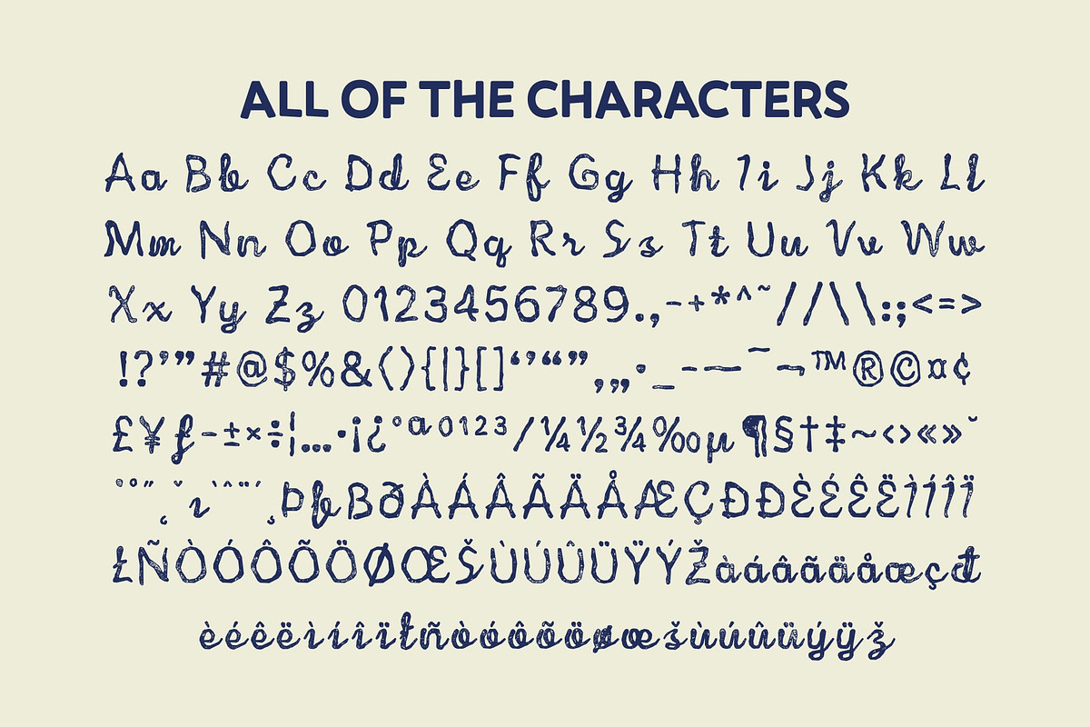 CS Melanie Stamp, a Script Font by Craft Supply Co. (Photo 8 of 8)