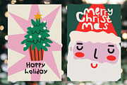 Merry Christmas clipart, a Seasonal Illustration by Luamor (Thumbnail 7 of 11)