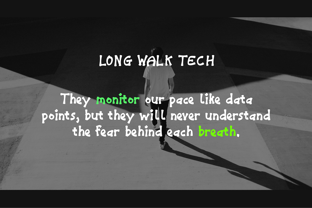 Long Walk Tech - Handwritten Font, a Handwritten Font by BeadyLab (Photo 5 of 9)