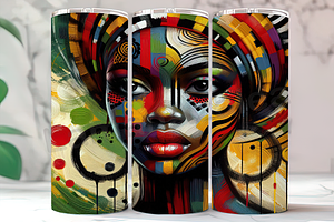 Melanin Magic Black Pride Tumbler, an Arts & Entertainment Photo by LamanAzalea
