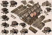 Isometric Ancient City Pack, an Object Graphic by Beatheart Creative Studio (Thumbnail 49 of 77)