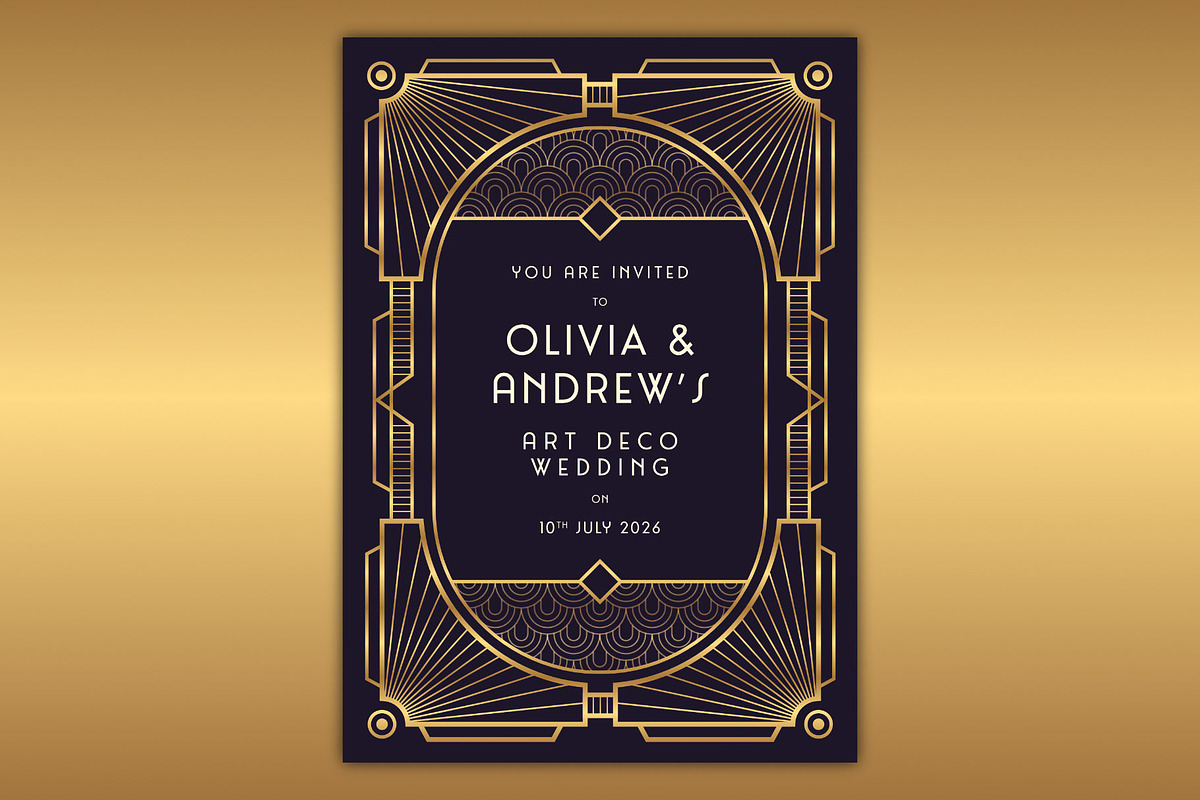 Art Deco Templates, a Print Template by The Artifex Forge (Photo 7 of 10)