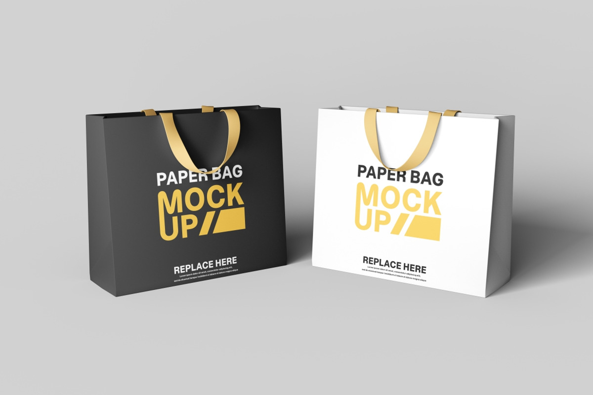 High Quality Paper Bag Mockup, a Product Mockup by LOGTURNAL (Photo 2 of 4)