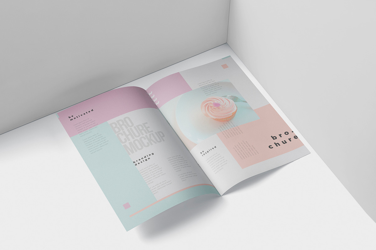 A4 Brochure / Magazine Mock-Up, a Books & Magazine Mockup by GfxFoundry