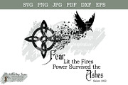 Salem 1692 –Fear Lit the Fires ashes, an Object Illustration by Willow Paige Farms (Thumbnail 1 of 9)