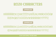 Reizo - a subtle sans serif, a Sans Serif Font by Zeune Type Foundry (Thumbnail 10 of 10)