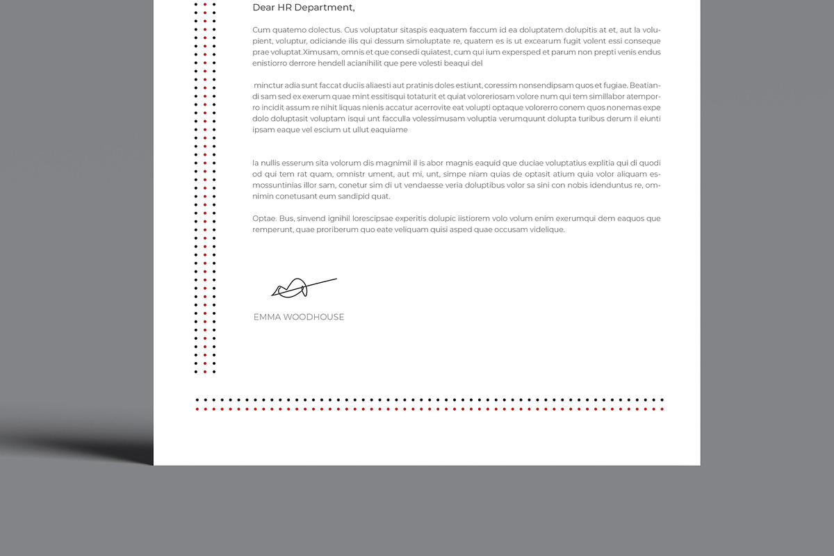 Clean Resume Template Layout, a Resume Template by MightyDesign (Photo 5 of 8)