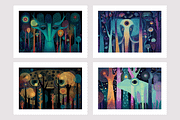 Enod. Enchanted Forest Animal Spirit, an Animal Illustration by milatovar (Thumbnail 4 of 19)