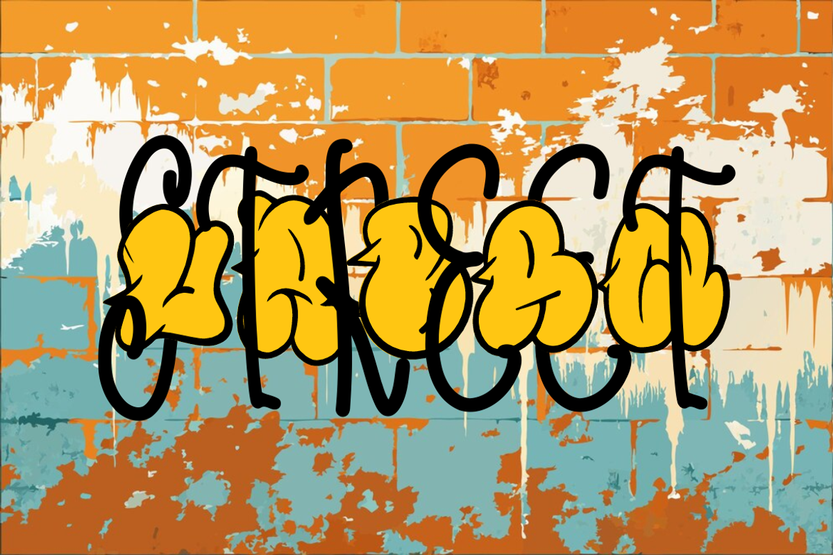Rollbeat Graffiti - Duo Graffiti, a Font by PutraCetol Studio (Photo 3 of 5)