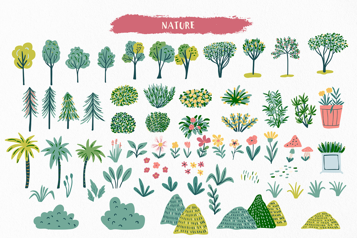 My Little Universe-Map Creation Kit, an Illustration by Anna Ivanir (Photo 8 of 12)