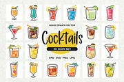 Cocktail Icon Set, an Icon by insemar (Thumbnail 1 of 4)