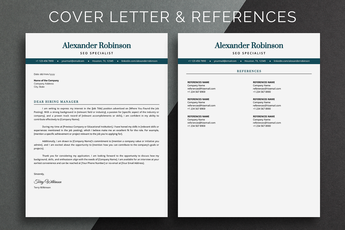 ATS Resume Template Google Docs, a Resume Template by bonadigitals (Photo 3 of 5)