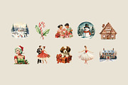 Vintage Christmas Graphics, an Object Graphic by GraphicsByKassy (Thumbnail 5 of 12)