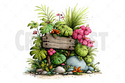 Summer Wood Sign Board Clipart, an Illustration by Craft Nest (Thumbnail 12 of 12)