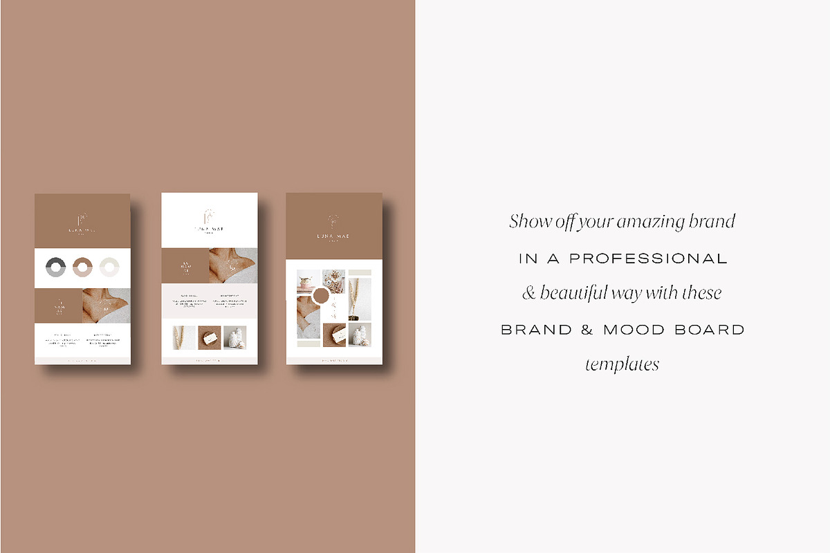 Brand & Mood Board Sheets, a Presentation Template by Wild Theory (Photo 5 of 7)