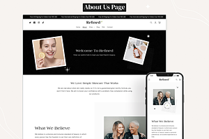 Refined - Cosmetic Shopify Theme