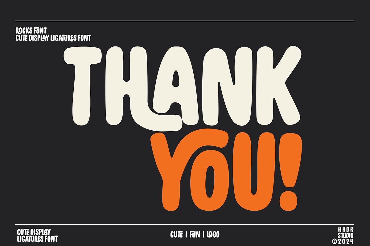 Rocks, a Sans Serif Font by HRDR (Photo 9 of 9)