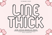 Line Thick, a Script Font by InermediaSTUDIO (Thumbnail 1 of 8)