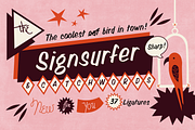 Handwritten signpainter font script, a Script Font by learningkiddos (Thumbnail 1 of 10)
