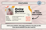 Business Card - Pastel Retro, a Business Card Template by Freedom Business Shop (Thumbnail 4 of 6)