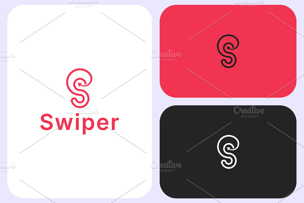 Swiper - Letter S Logo Template, a Branding & Logo Template by Graplick (Photo 2 of 3)