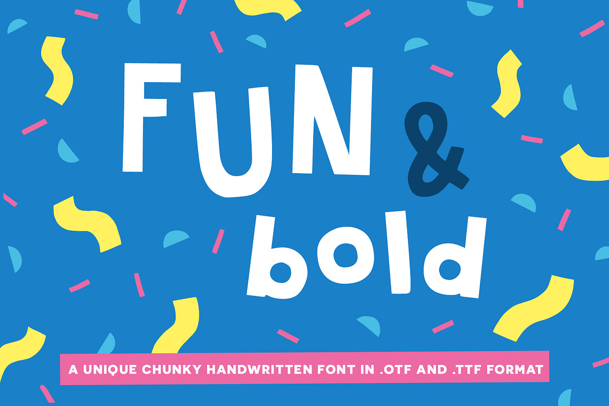 Fun & Bold handwritten font