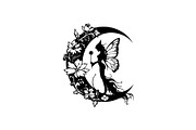 vintage Magical Fairy Moon Set, an Object Graphic by jahid234 (Thumbnail 7 of 13)