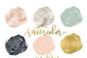 watercolor circles clipart, a Graphic by Freshmint Paperie (Thumbnail 2 of 2)