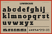 Catesoge | Retro Slab, a Slab Serif Font by Pentagonistudio (Thumbnail 9 of 10)