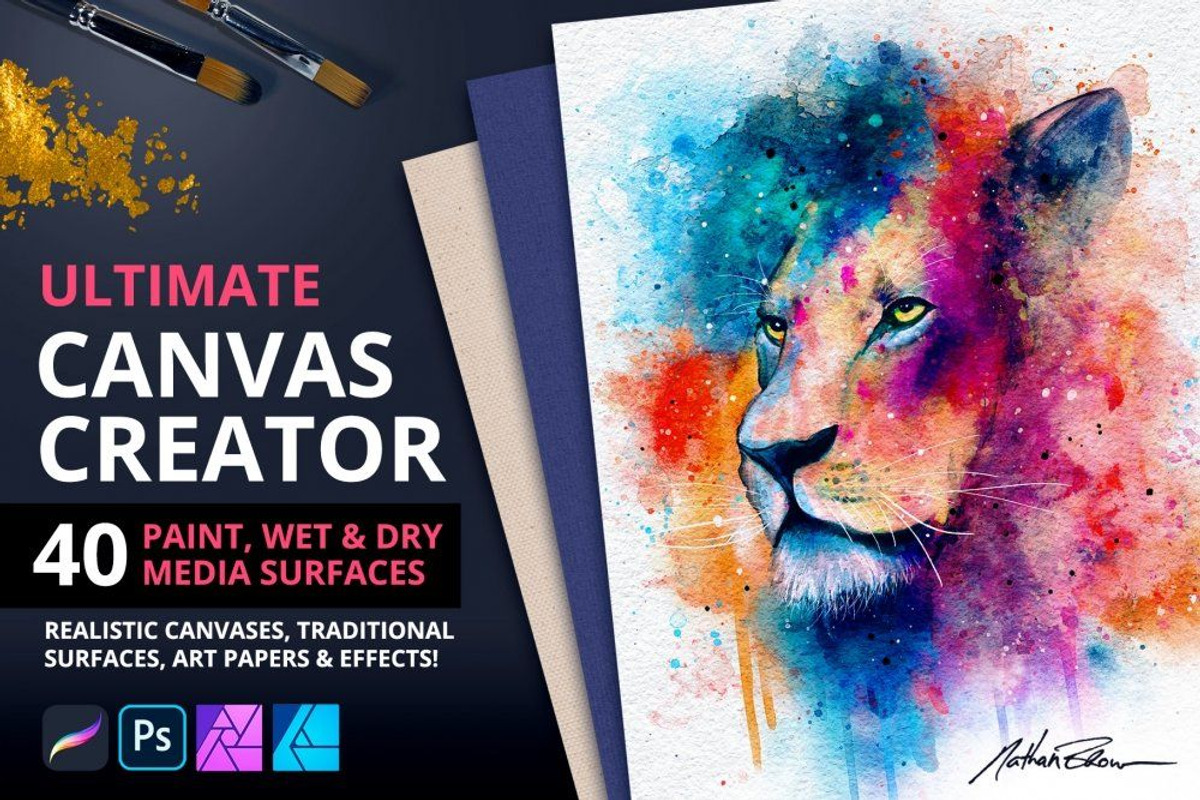 The Ultimate Canvas Creator, a Brush Add-On by Nathan Brown (Photo 1 of 27)