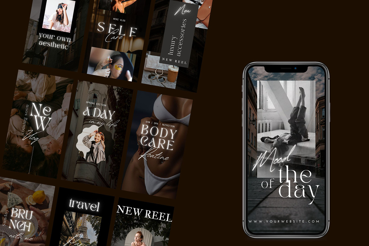 20 Instagram Reel Covers, a Social Media Template by design4social (Photo 5 of 6)