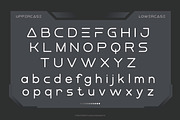 Zoqula – Futuristic Font, a Font by Flawless And Co (Thumbnail 10 of 10)