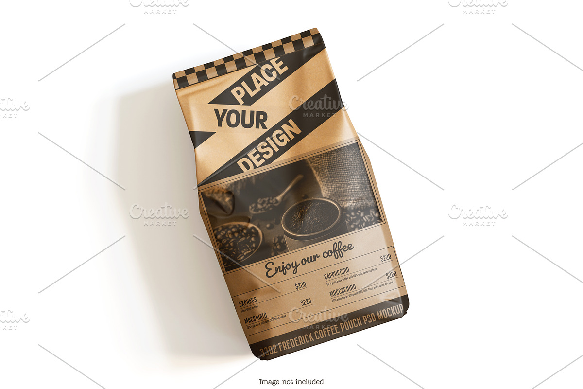 Coffee Pouch Mockup Bundles, a Packaging Mockup by Ambo Ampeng (Photo 6 of 22)