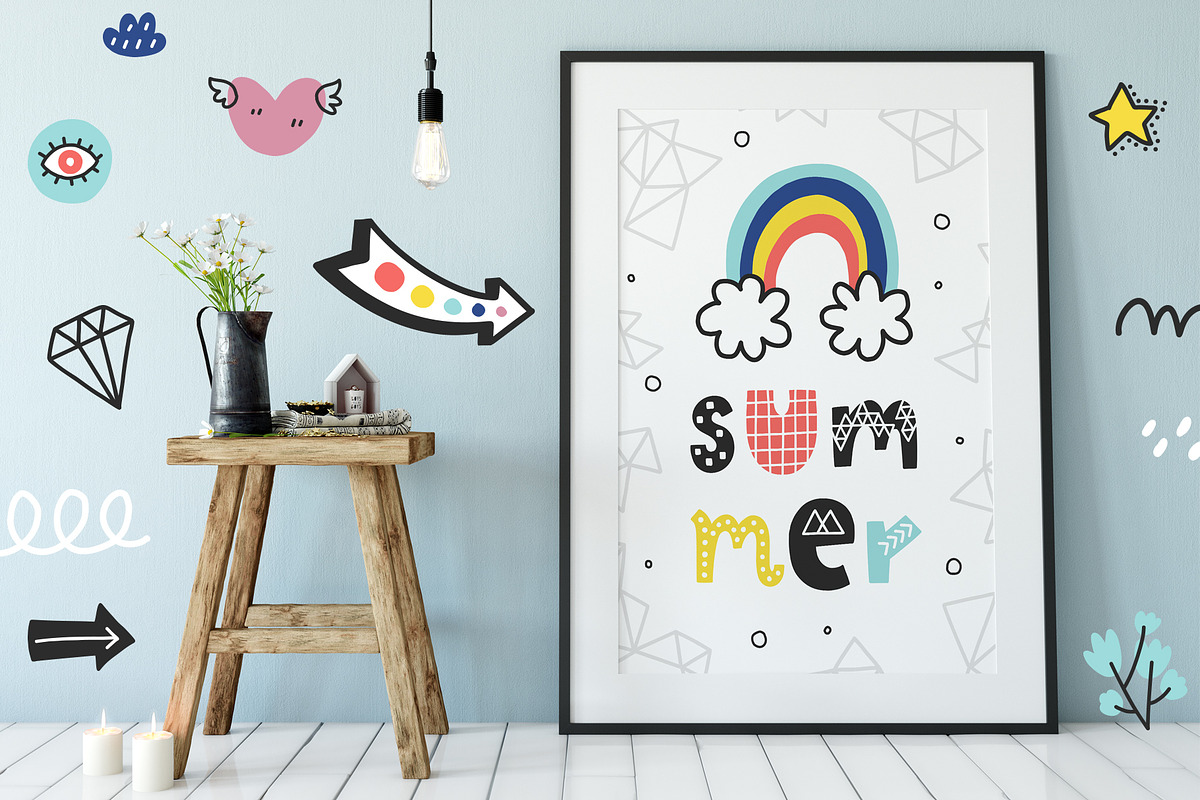 Only Joy typeface - Summer font preview 3