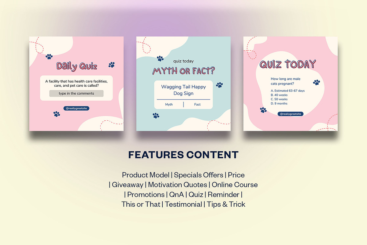 Pet Shop Instagram | CANVA Template, a Social Media Template by Azruca (Photo 17 of 17)