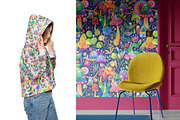Funny Mushrooms Pattern | Floral, a Pattern Graphic by Velliniki (Thumbnail 2 of 10)