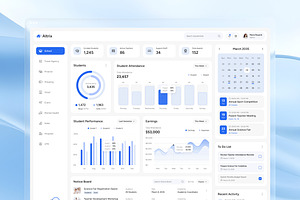 Multi-Purpose Dashboard UI Figma, an UI Kit Template by peterdraw