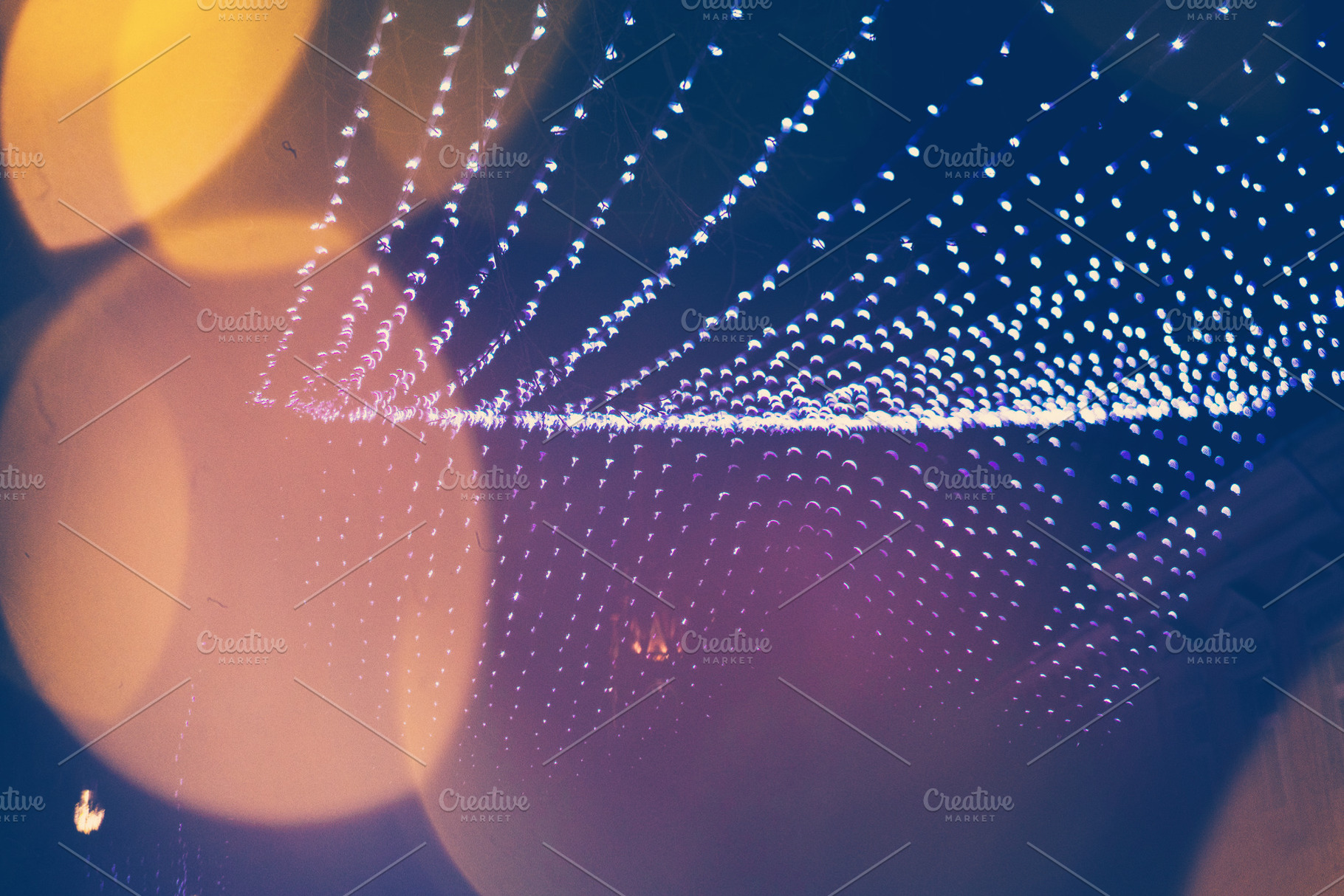 Festive city background, an Abstract Photo by Olezzo