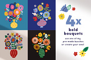 Folky Florals Patterns & Graphics, a Pattern Graphic by rouxsupplyco (Thumbnail 3 of 13)