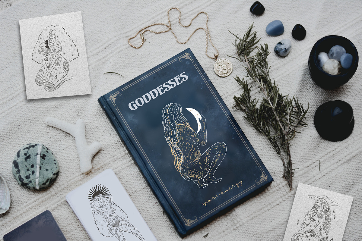 Space Goddesses. The birth of energy, an Illustration by Chikovnaya (Photo 3 of 15)