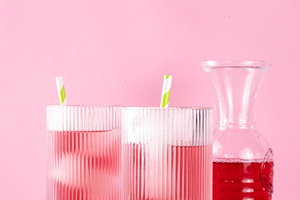 Rose petals iced tea, tasty infused water or lemonade, a Food & Drink Photo by Rimma