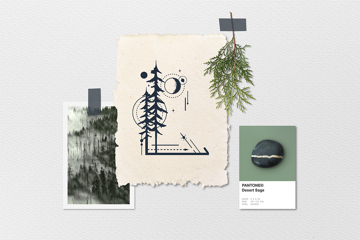 Totem. Mystical Font. Line Art Style, a Script Font by Cosmic Store (Photo 17 of 35)