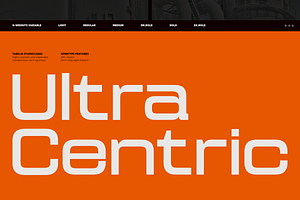 TBJ Ultra Centric Sans Expanded