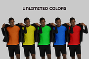 T-shirt Mock-up (African Model), a Shirt Mockup by Mock-up Store (Thumbnail 6 of 6)